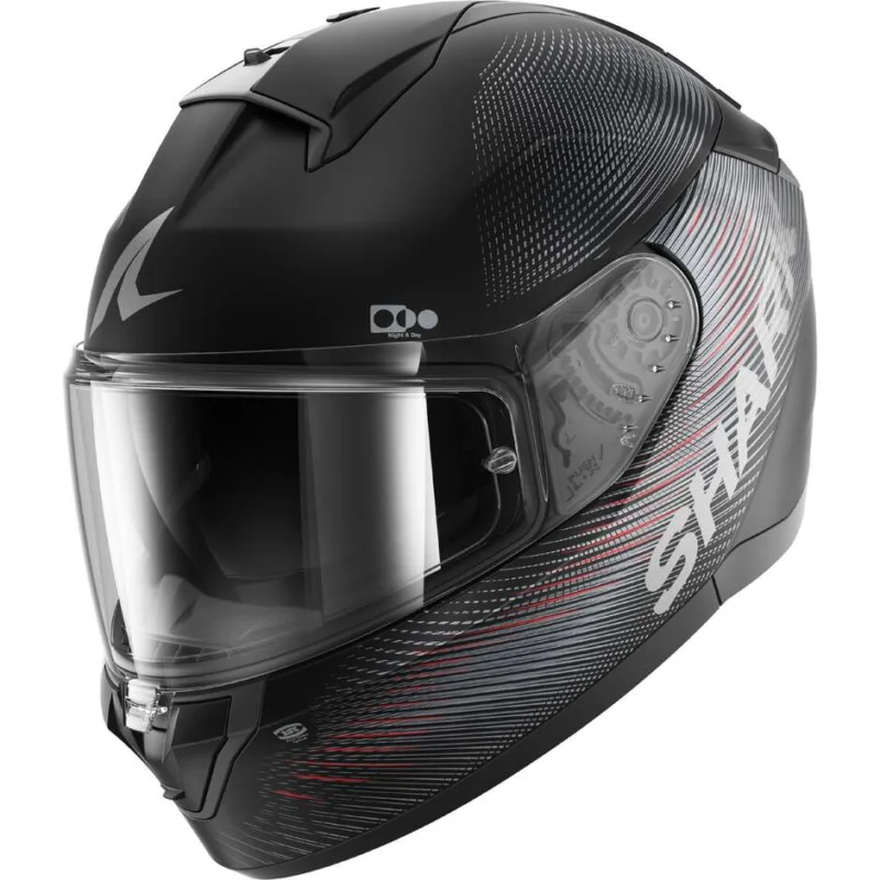 Promozione Esclusiva Casco Moto Integrale Shark RIDILL 2 SP LYNE Mat Nero Antracite