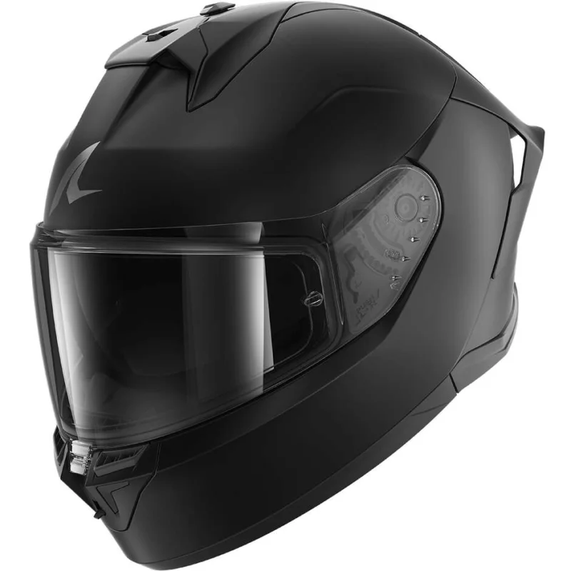 Casco Moto Integrale Shark SKWAL CUP BLANK Mat Nero Opaco Spedito Oggi