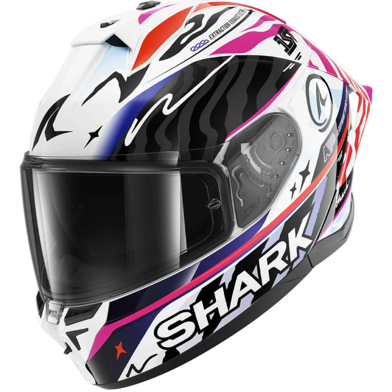 Casco Moto Integrale Shark SKWAL CUP SPEED-FANCY Bianco Nero Arancio Promozione