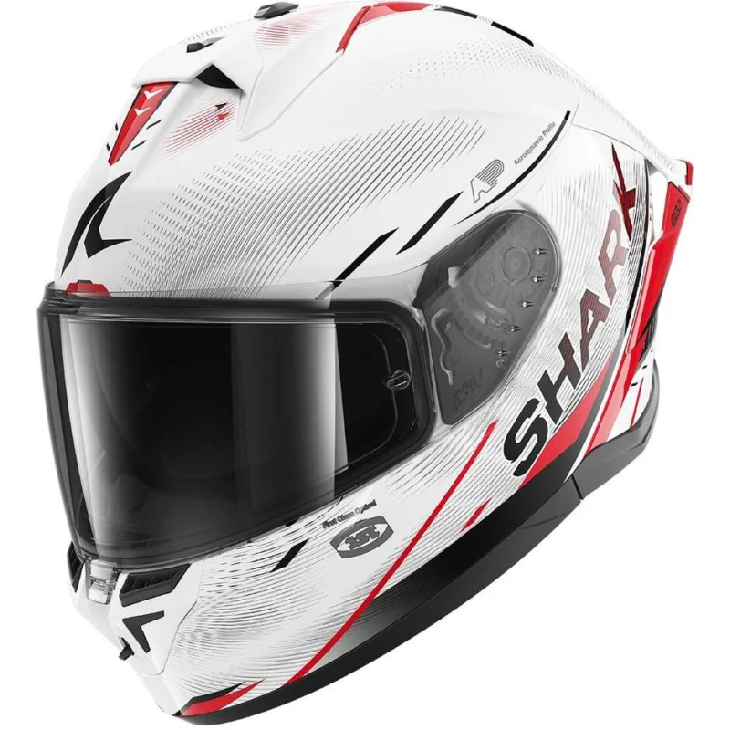 Offerta Lampo Casco Moto Integrale Shark SKWAL CUP SPEED-TECH Bianco Rosso Nero
