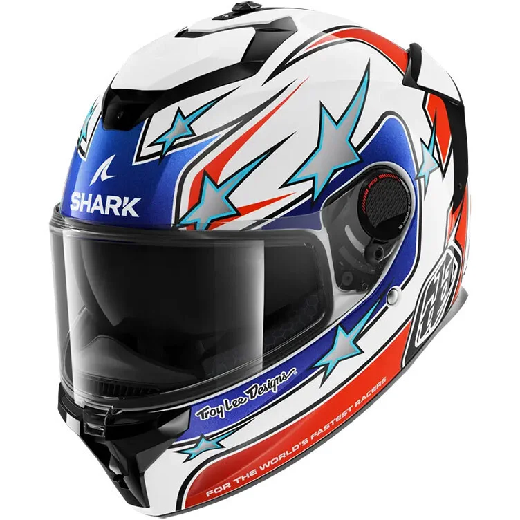 Prezzo Di Fabbrica Casco Moto Integrale Shark SPARTAN GT PRO FLAGSTAFF Bianco Rosso Blu