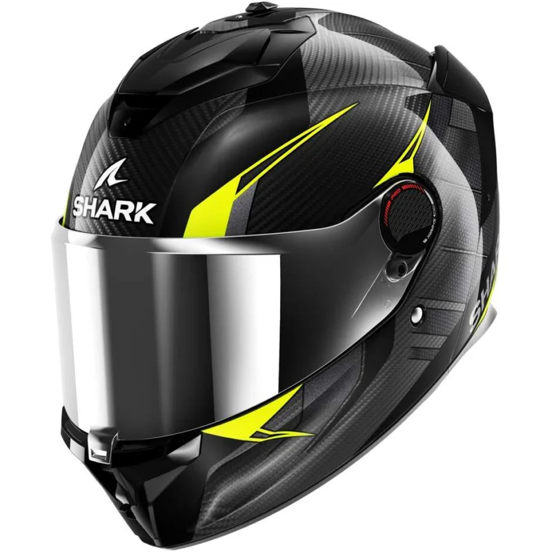 Promo Stagionale Casco Moto Integrale Shark SPARTAN GT PRO KULTRAM CARBON Carbon Nero Giallo