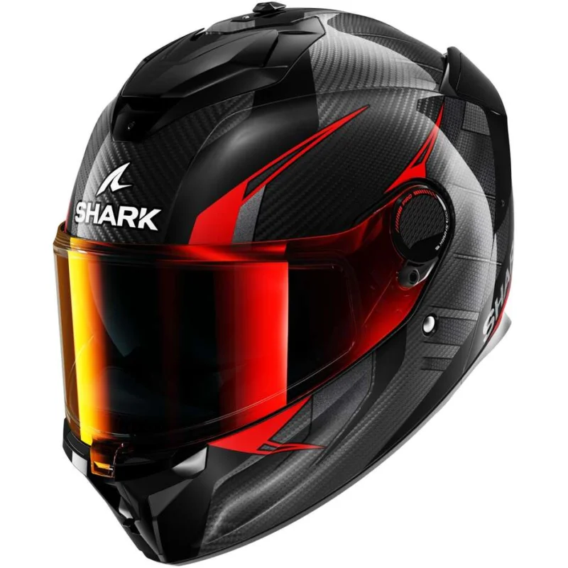 Casco Moto Integrale Shark SPARTAN GT PRO KULTRAM CARBON Carbon Nero Rosso Ordina Subito