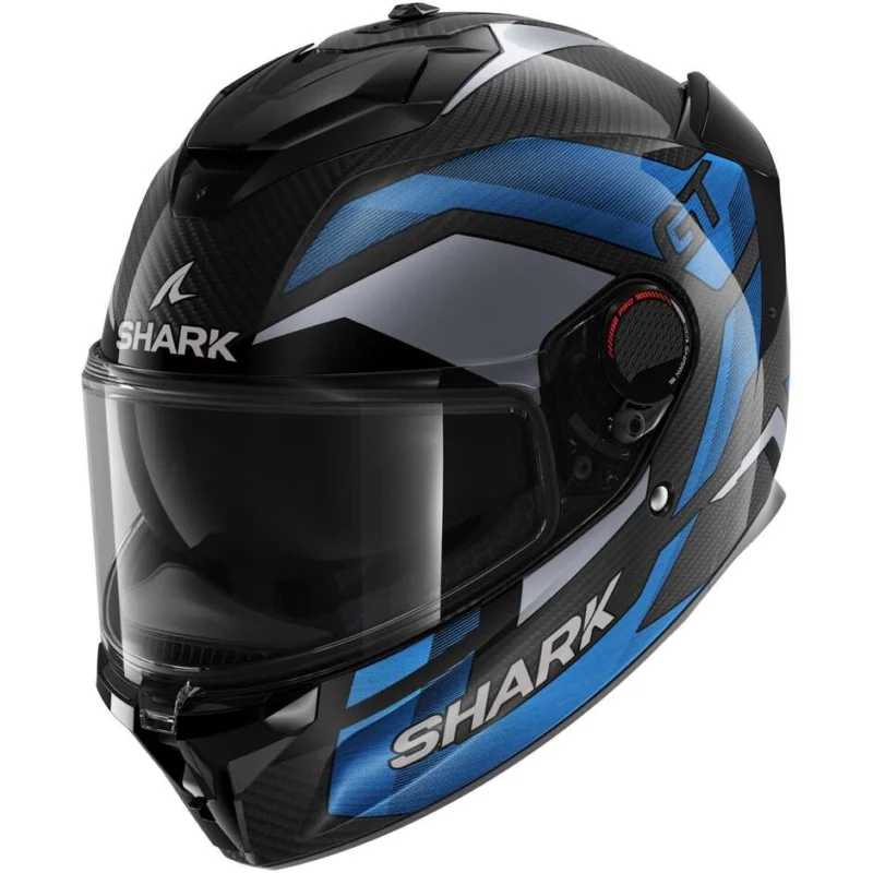 Casco Moto Integrale Shark SPARTAN GT PRO RITMO CARBON Carbon Blu Cromato Promozione
