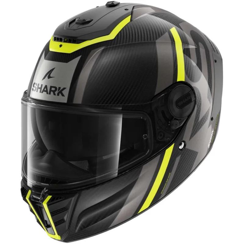 Casco Moto Integrale Shark SPARTAN RS CARBON SHAWN Carbon Giallo Antracite Offerta Lampo