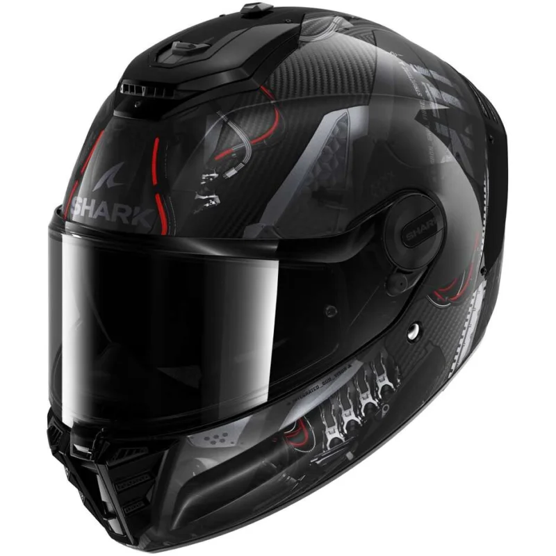 Reso Gratuito Casco moto Integrale Shark SPARTAN RS CARBON XBOT Carbon Antracite Antracite