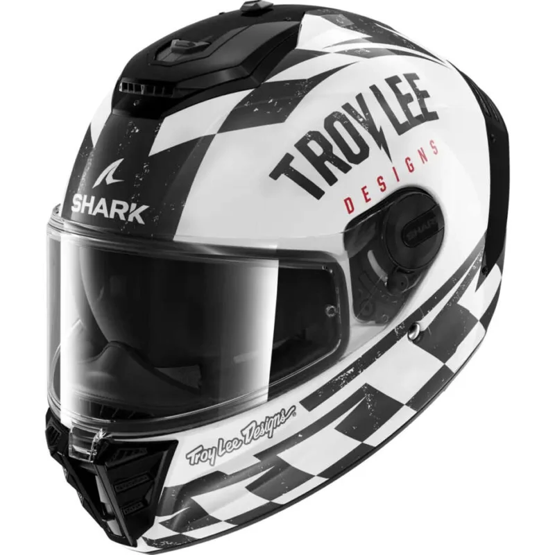 Casco Moto Integrale Shark SPARTAN RS RACESHOP Bianco Nero Rosso Nuovo Arrivo