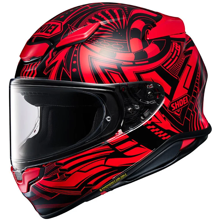 Casco Moto Integrale Shoei NXR2 Beaut TC1 Rosso Nero Super Prezzo