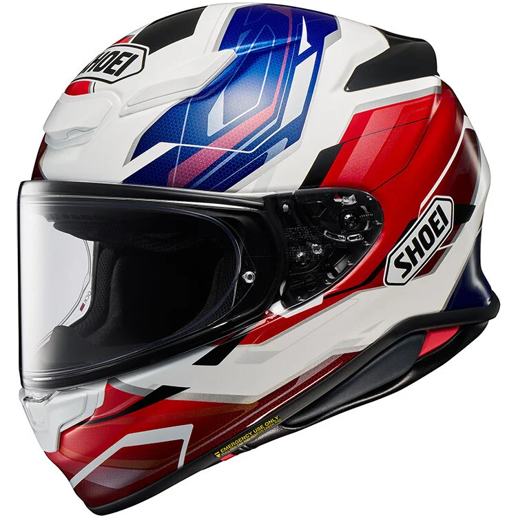 Spedizione Gratuita Casco Moto integrale Shoei NXR2 Capriccio TC-10 Bianco Rosso Blu