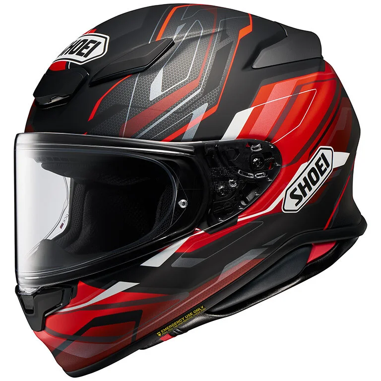 Compra Adesso Casco Moto integrale Shoei NXR2 Capriccio TC-1 Nero Rosso Opaco