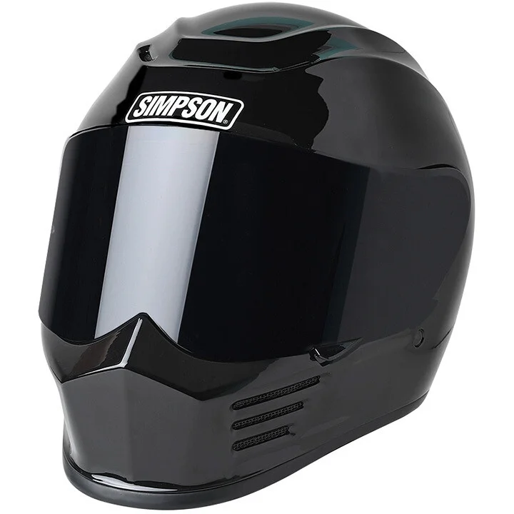 Promozione Casco Moto Integrale Simpson Speed 22.06 Nero Lucido