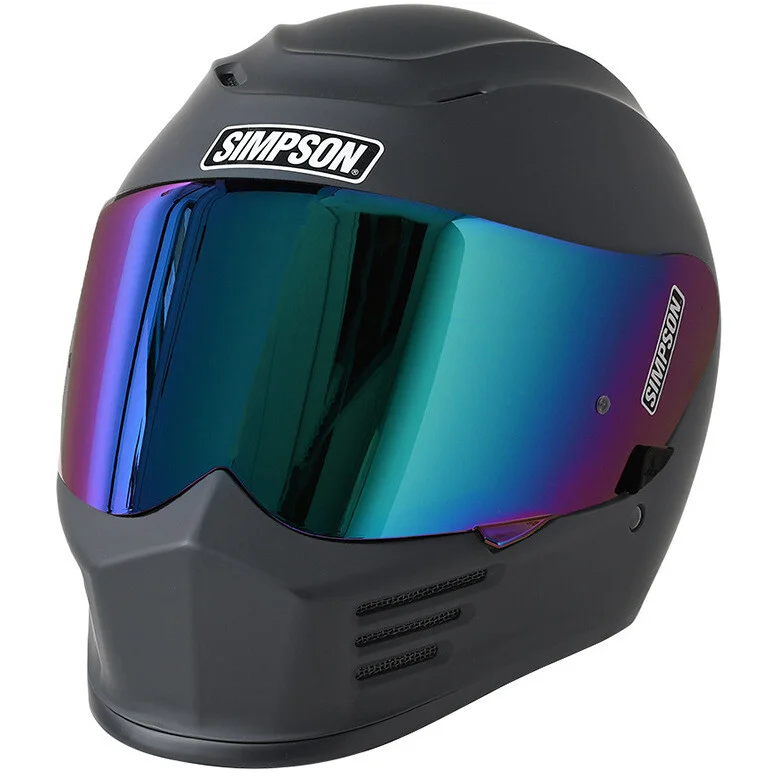 Prezzo Basso Casco Moto Integrale Simpson Speed 22.06 Nero Opaco