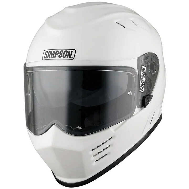 Casco Moto Integrale Simpson Venom 22.06 Bianco Lucido Prezzo Ridotto