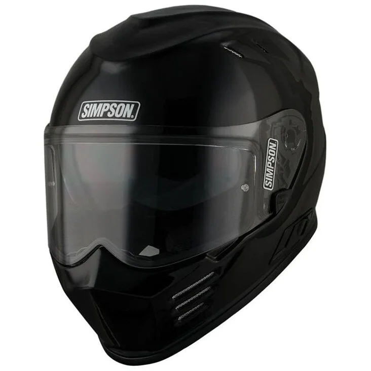 Casco Moto Integrale Simpson Venom 22.06 Nero Lucido Bestseller