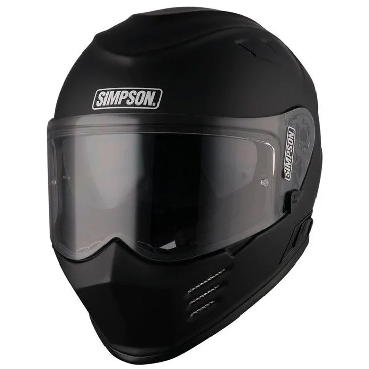 Prezzo Conveniente Casco Moto Integrale Simpson Venom 22.06 Nero Opaco