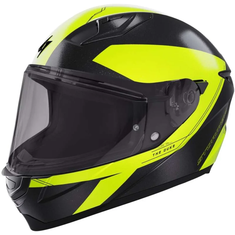 Casco Moto Integrale StormerSTRIKE DUKE Neon Giallo Perla Prezzo Scontato