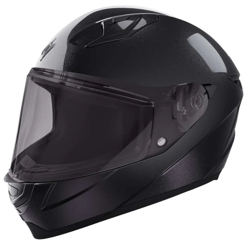 Casco Moto Integrale Stormer Strike Kid Nero Perlato Esclusivo