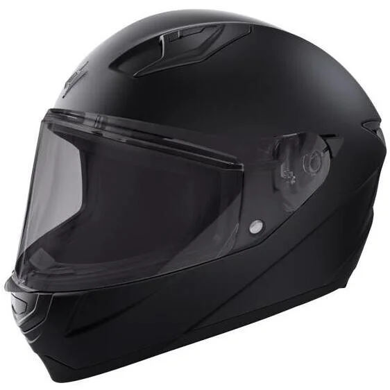 Casco Moto Integrale Stormer Strike Nero Opaco Super Prezzo