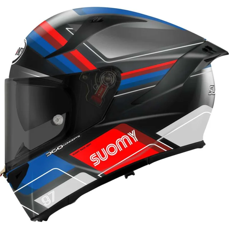 Non Perdere Casco Moto Integrale Suomy SPEEDSTAR 2 VANTAGE Opaco BLK Blu