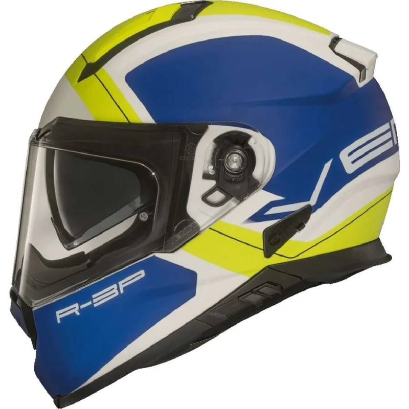 Casco Moto Integrale Vemar ZEPHIR Z029 Mars Blu Giallo Fluo Ultima Occasione