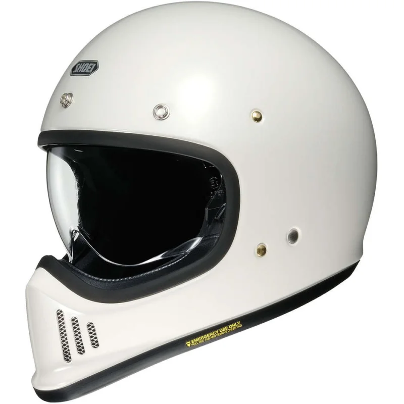 Offerta Speciale Casco Moto Integrale Vintage Shoei EX-ZERO Off White