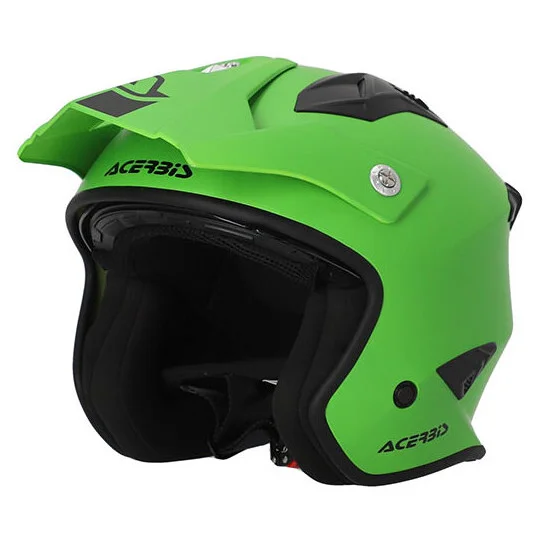 Casco Moto Jet Acerbis Aria 2206 Verde Prezzo Di Fabbrica