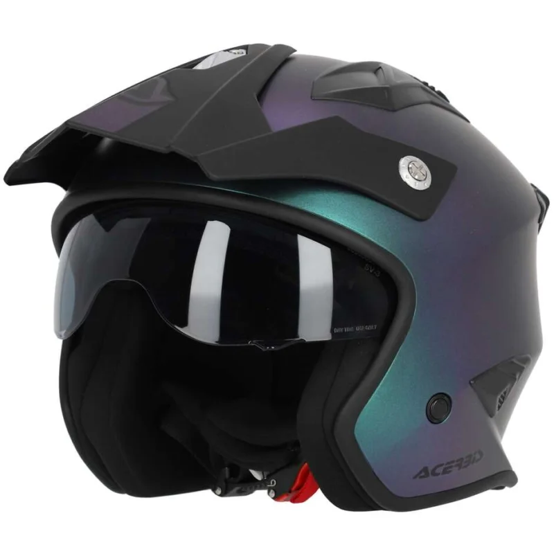 Consegna Rapida Casco Moto Jet Acerbis ARIA METALLIC Chameleon