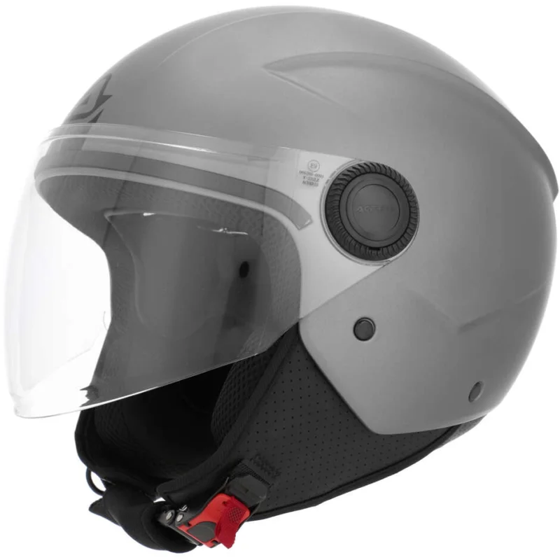 Direttamente Dal Produttore Casco Moto Jet Acerbis Con Visiera Brezza Grigio Scuro