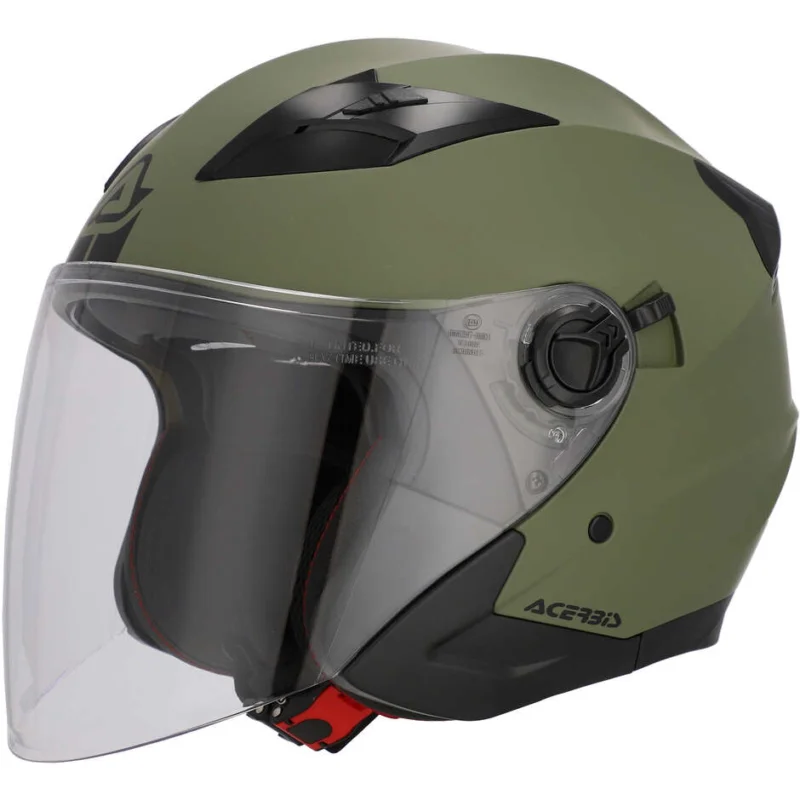 Popolare Casco Moto Jet Acerbis FIRSTWAY 2.0 Verde Militare 2206