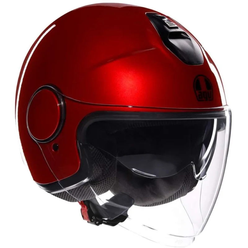 Promozione Casco Moto Jet AGV ETERES MONO CORSA Rosso