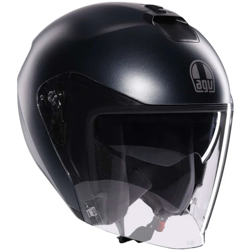 Occasione Casco Moto Jet AGV IRIDES MONO Grigio Opaco Ardesia