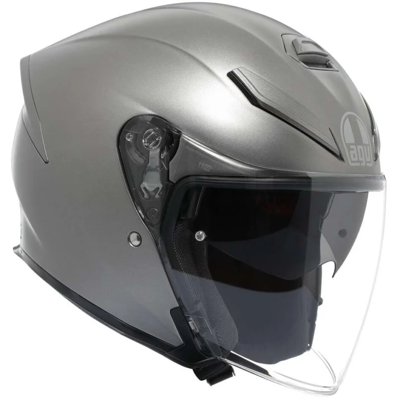 Casco Moto Jet AGV K5 JET EVO MONO Grigio Luna Opaco Reso Gratuito