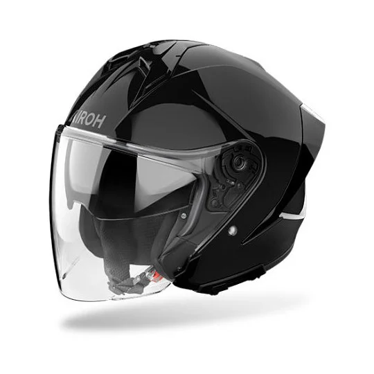 Casco Moto Jet Airoh H21 COLOR Nero Lucido Spedizione Espresso