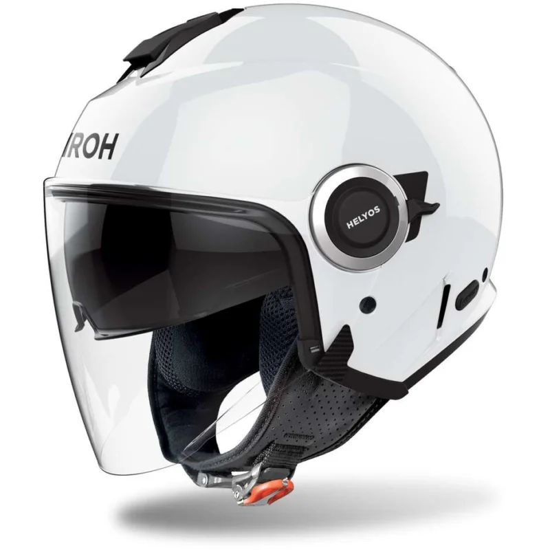 Consegna Rapida Casco Moto Jet Airoh HELYOS COLOR Bianco Lucido