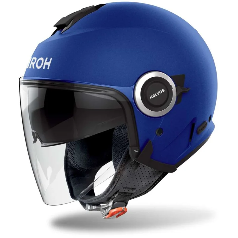 Casco Moto Jet Airoh HELYOS COLOR Blu Opaco Offerta Del Giorno