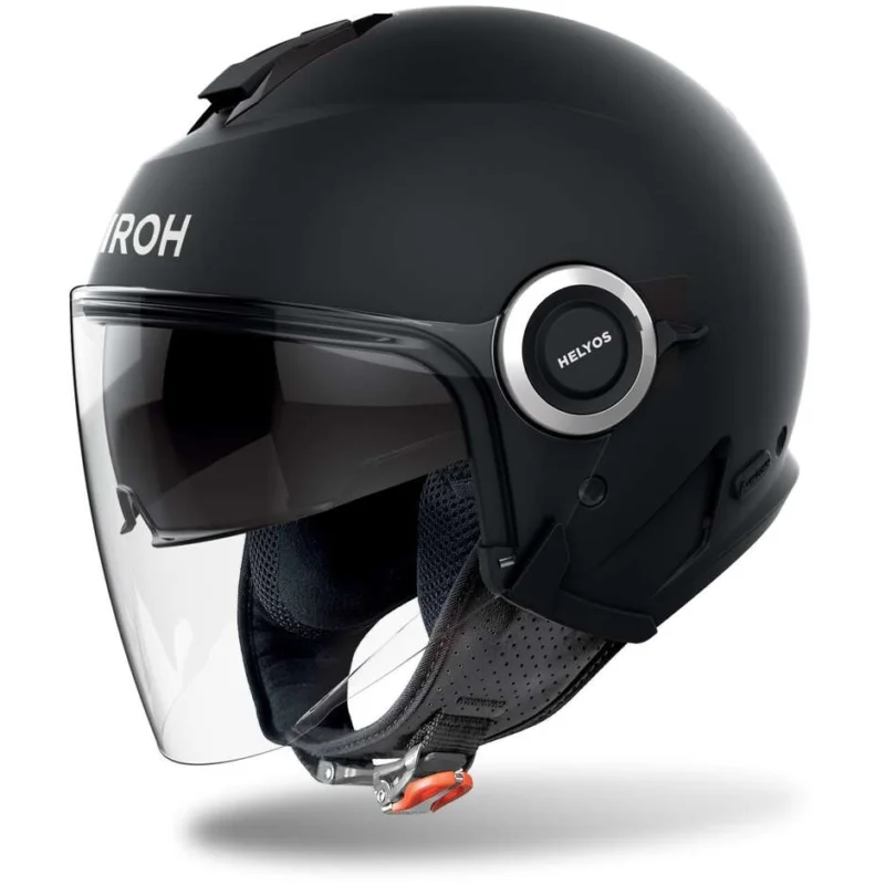 Casco Moto Jet Airoh HELYOS COLOR Nero Opaco Sconto