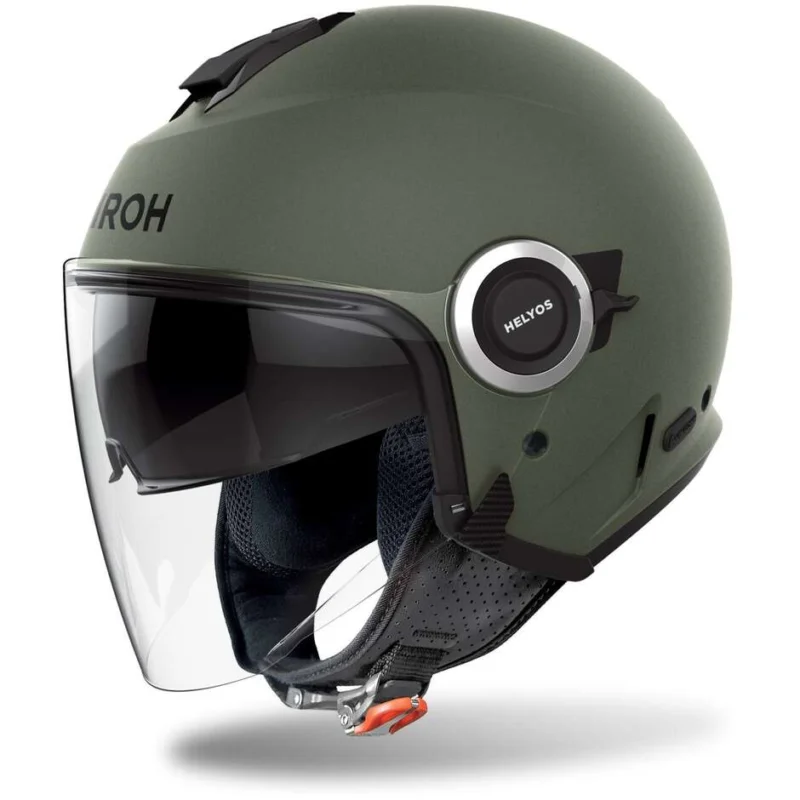 Prezzo Di Fabbrica Casco Moto Jet Airoh HELYOS COLOR Verde Militare Opaco