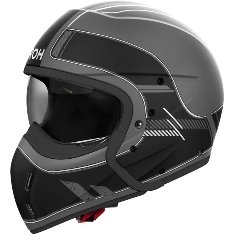Casco Moto Jet Airoh J110 RASTER Nero Opaco Occasione Imperdibile