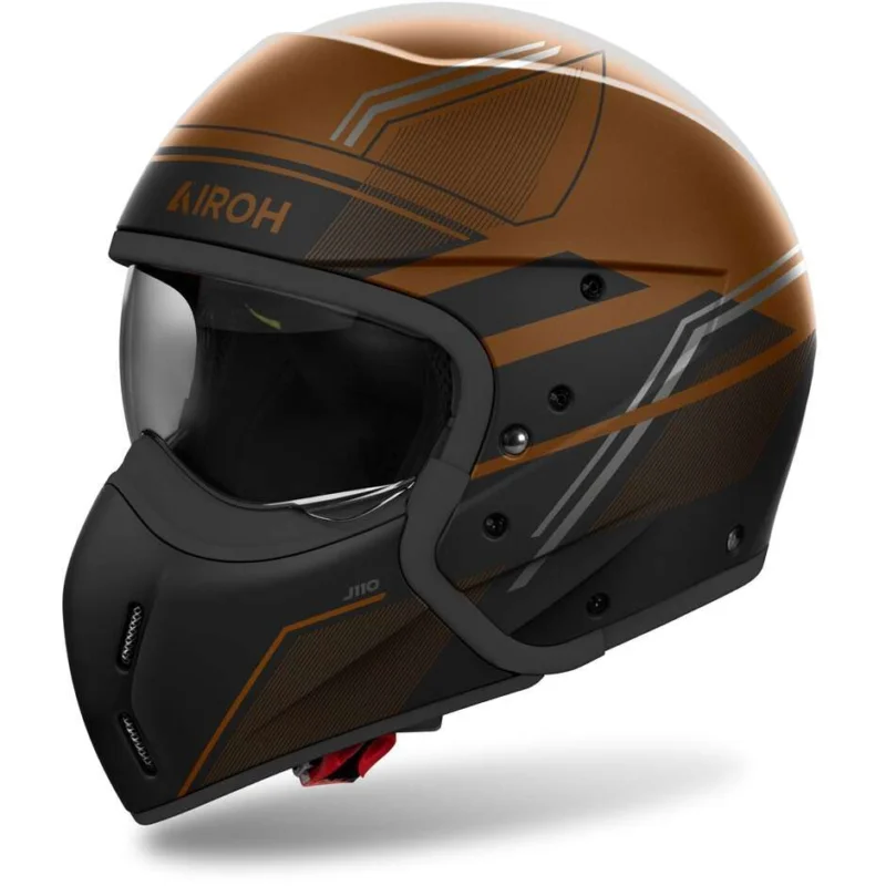 Compra Oggi Stesso Casco Moto Jet Airoh J110 SLIM Bronzo Opaco