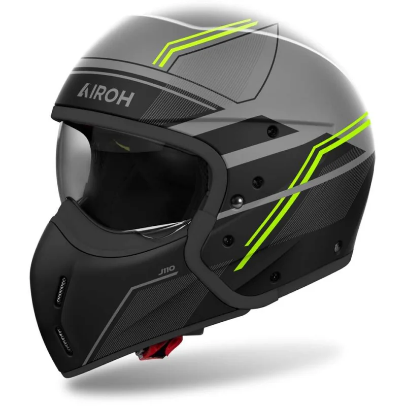Ultima Occasione Casco Moto Jet Airoh J110 SLIM Giallo Opaco