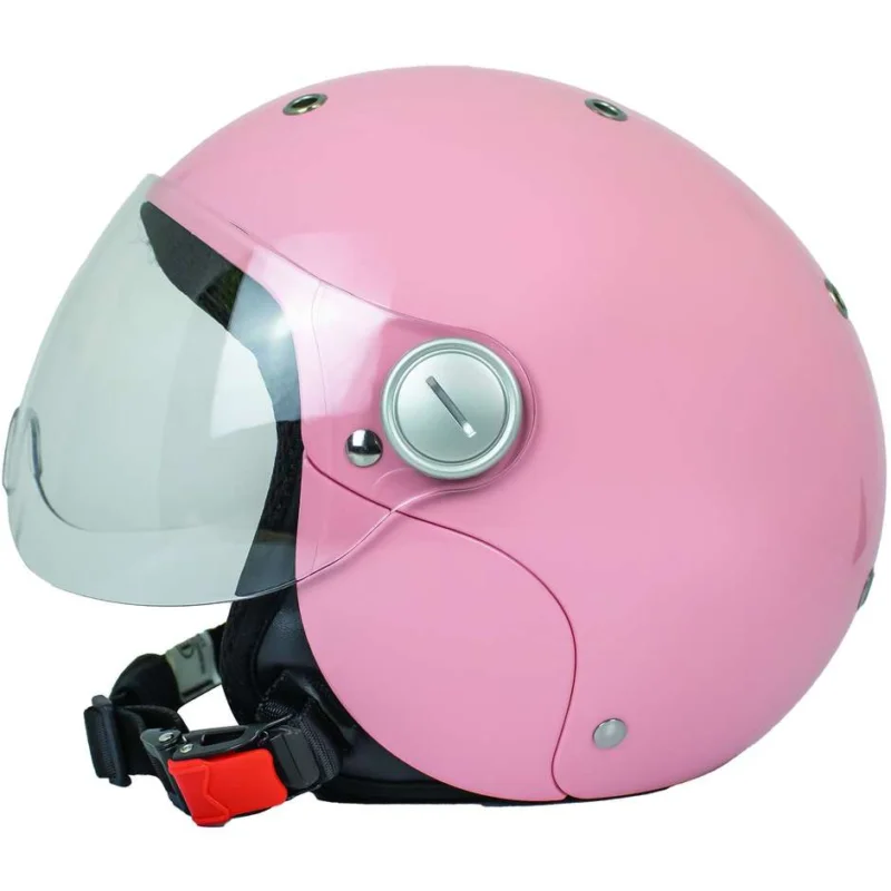 Must-Have Casco Moto Jet Bambino Bhr 816 Baby Rosa Opaco