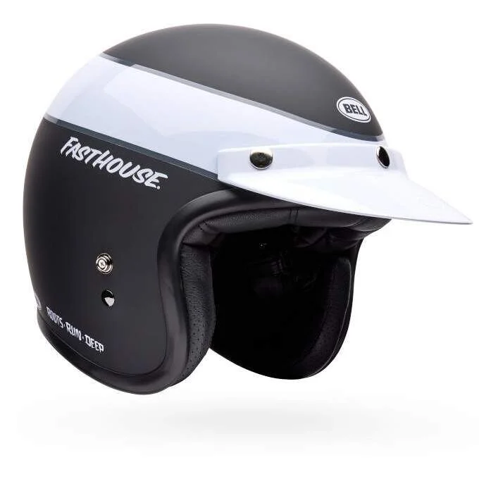 Casco Moto Jet Bell CUSTOM 500 FASTHOUSE LE Nero Prezzo Scontato