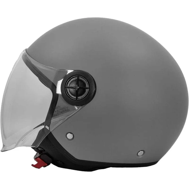 Casco Moto Jet Bhr 832 Minimal Grigio Opaco Compra Adesso