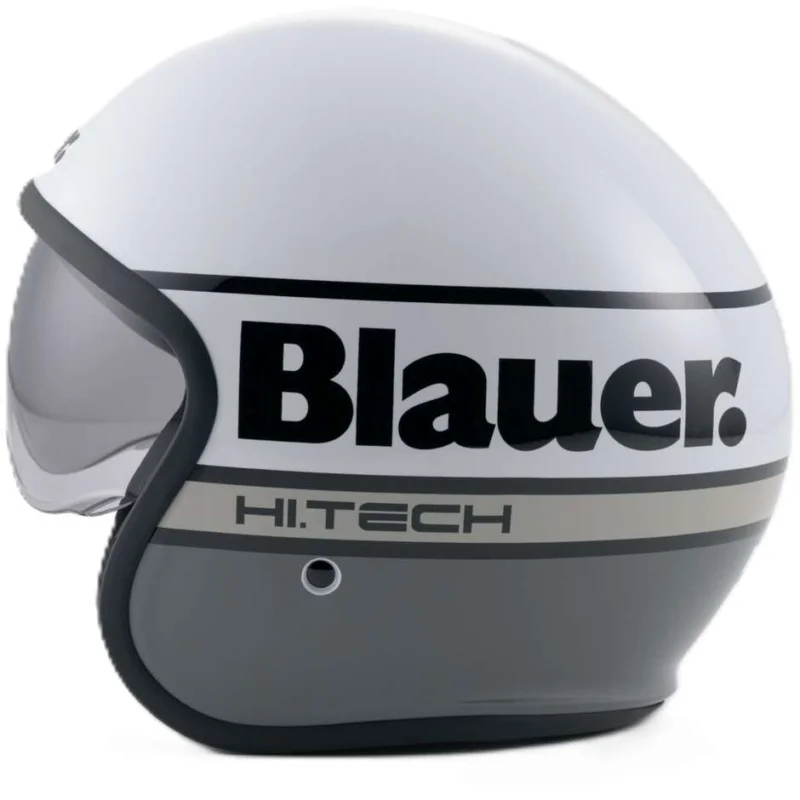 Ultime Pezzi Casco Moto Jet Blauer Pilot 4.0 Bianco Grigio