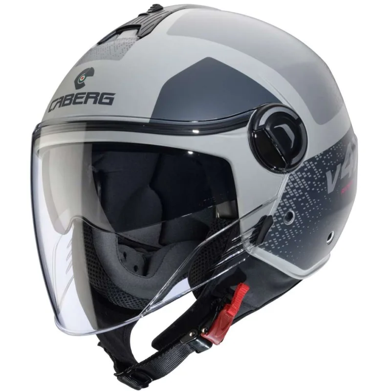 Prezzo Ridotto Casco Moto Jet Caberg RIVIERA V4X ALPHA Opaco SAND Antracite Grigio
