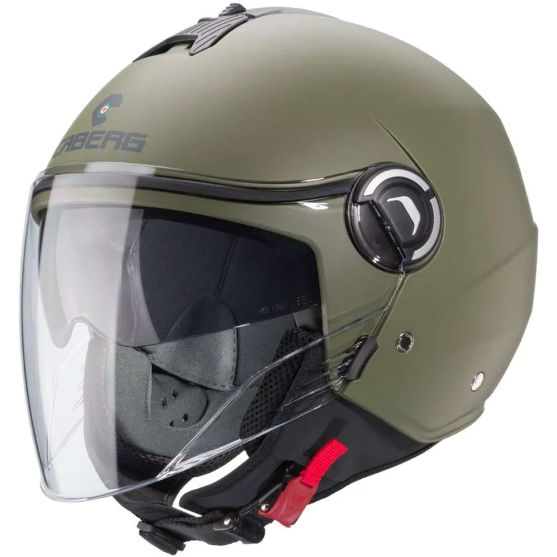 Compra Online Casco Moto Jet Caberg RIVIERA V4X Opaco Verde Militare