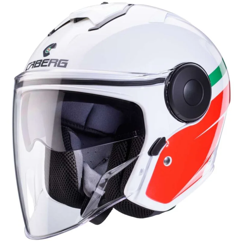 Casco Moto Jet Caberg SOHO ZEPHYR Bianco Rosso Verde Prezzo Basso