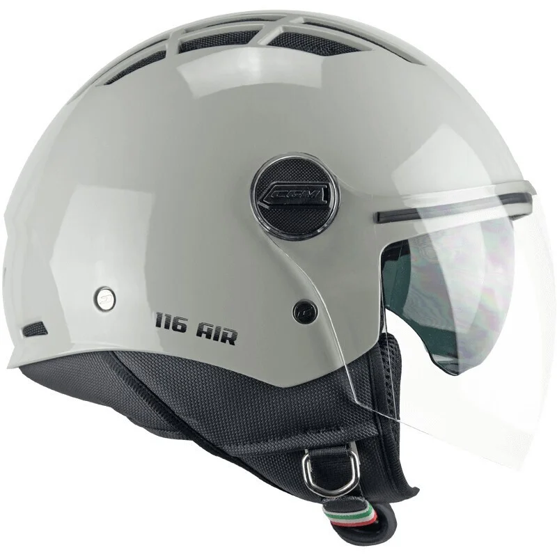 Consegna Rapida Casco Moto Jet CGM 116A AIR MONO Bigio