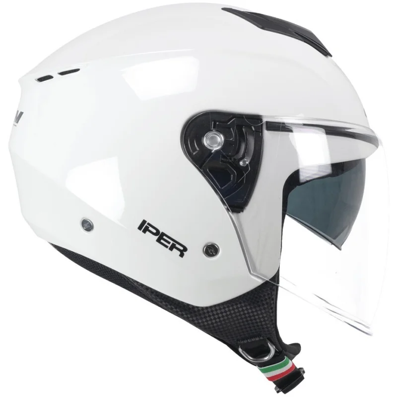 Vendita Finale Casco Moto Jet CGM 126A IPER MONO Bianco