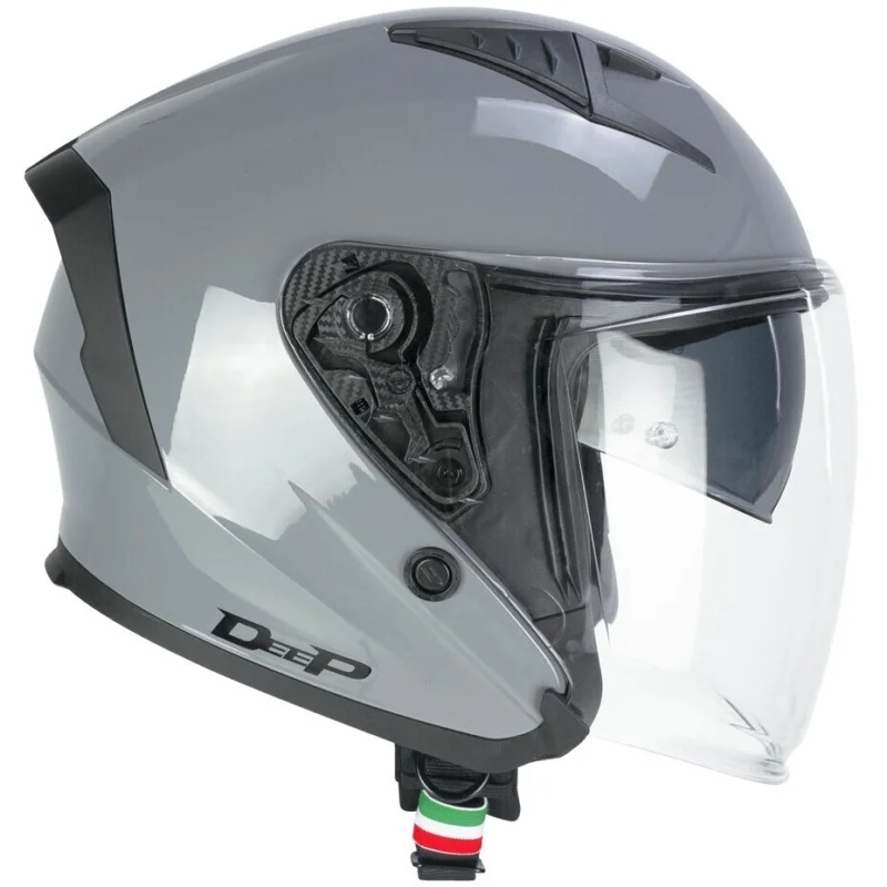 Casco Moto Jet CGM 127A DEEP MONO Grigio Solo Oggi